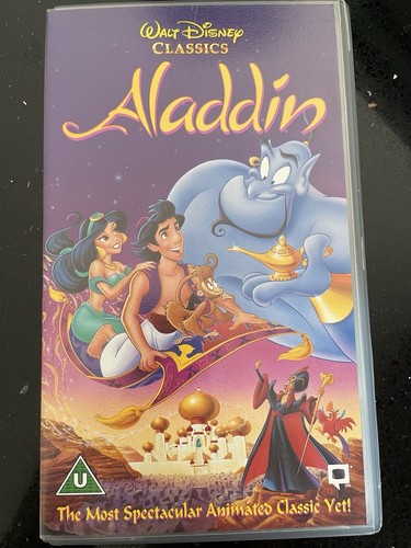Walt disney aladdin vhs - walt, aladdin,