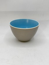 Poole Pottery Twintone C104 Sky Blue Dove Grey Sugar Bowl Vintage Mid Century Z4