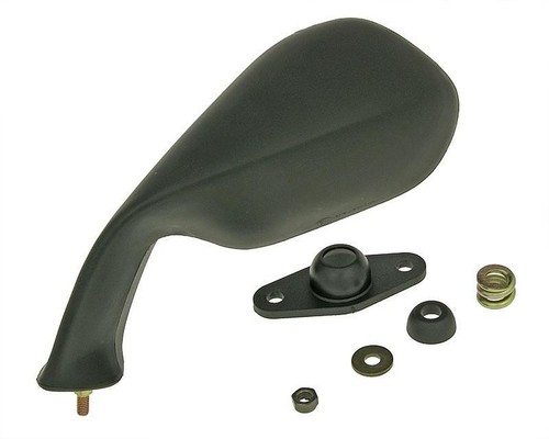 Rear view mirror left black - view,
