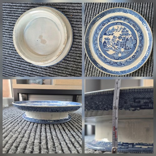 Antique blue willow large - antique,