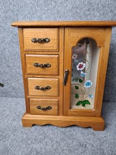 Wooden jewellery cabinet box - jewellery,