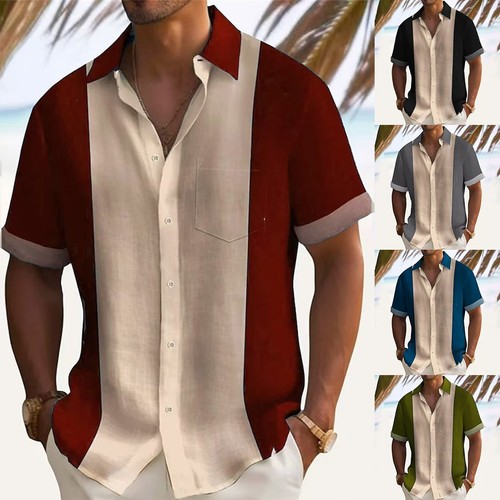 Stylish mens bowling striped - bowling,