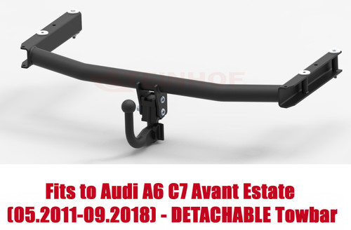 Detachable tow bar for - for, a6