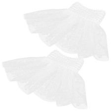  Lace Trim Cuffs Women's