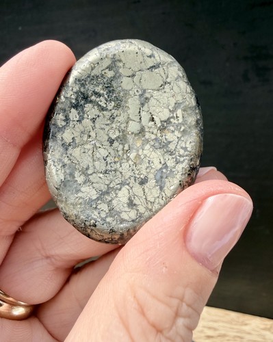 Crystal pyrite agate palm - crystal,