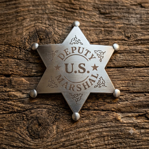 Deputy marshal badge - deputy, us