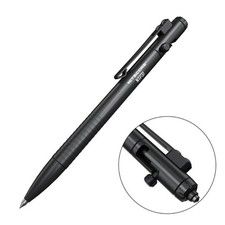 NITECORE NTP31 Aluminum Alloy Tactical Bolt Action Pen w/ Tungsten Tapered Tip