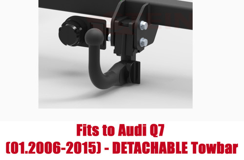 Detachable tow bar - detachable, audi