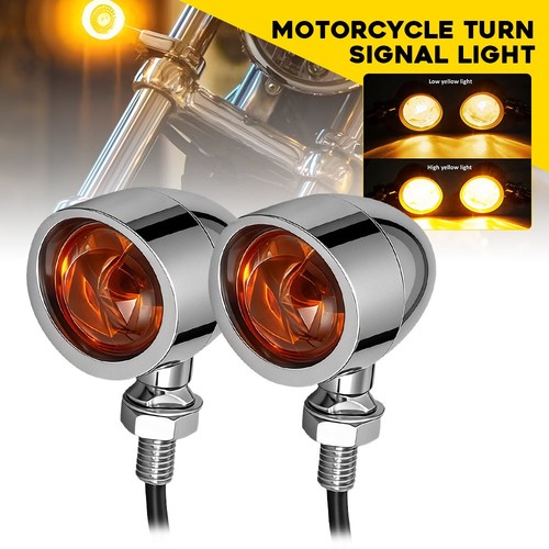2pcs 12v motorcycle chrome - 12v,