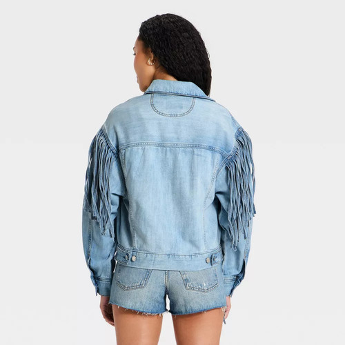 Women fringe denim - fringe,