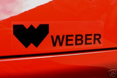 Weber black clear - &,