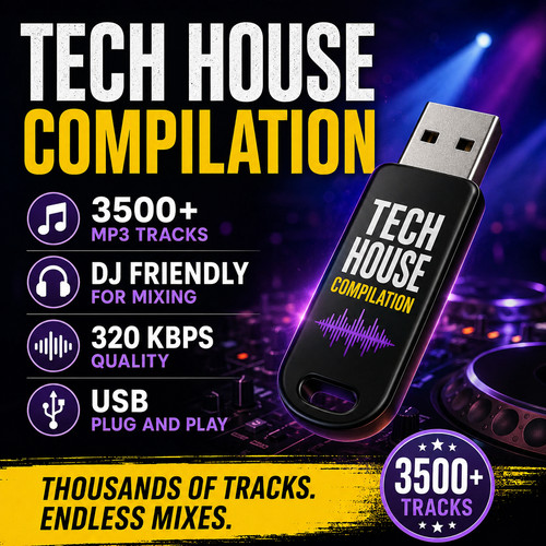 Tech house 64gb usb - usb, dj