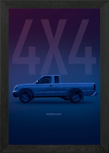 Nissan 4x4 framed wall art - 4x4,