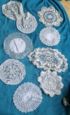 Crochet Doilies Round Vintage