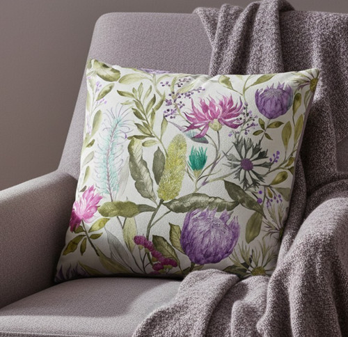 Watercolour floral purple - watercolour,