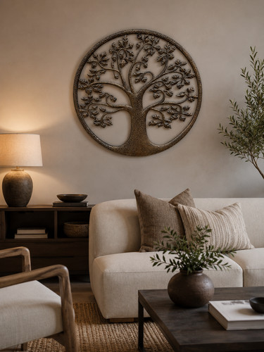 Bronze tree life dimple - bronze, of