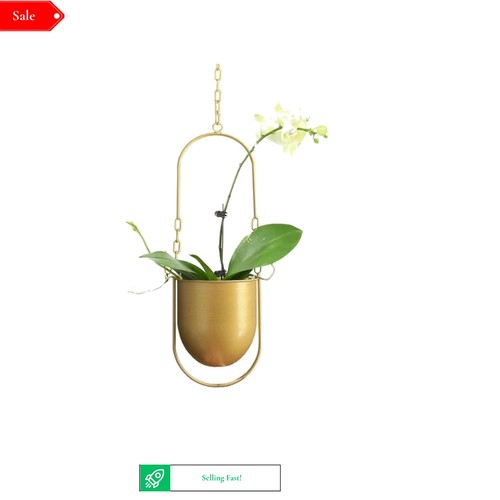 Metal boho hanging basket - boho,