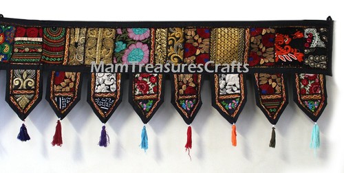 Meter black valance toran - meter,