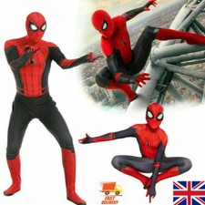 Kids SpiderMan Boys Miles Morales Tobey Maguire Outfits Jumpsuit Cosplay Costume