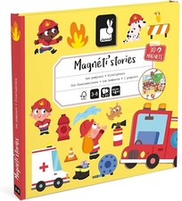 JANOD MAGNETI' STORIES FIREFIGHTERS BRAND NEW 3-8 YEARS 30 X MAGNETS