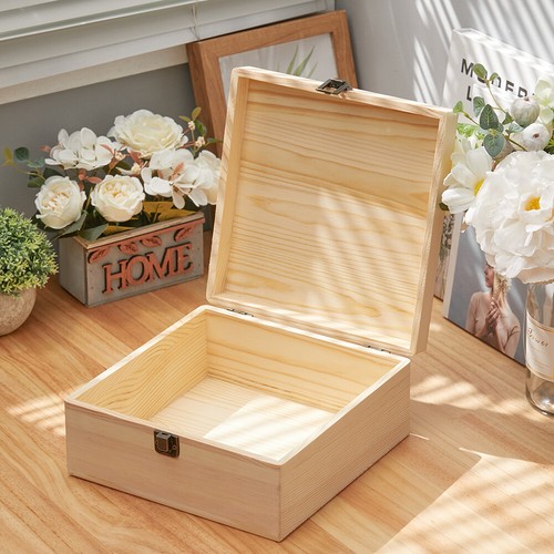 Wooden craft box - box, w/