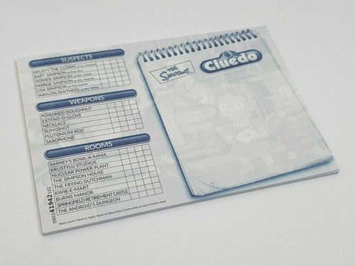 The simpsons cluedo detective - simpsons,