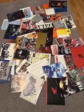 Lot of 40 plus various make Motorcycle Brochures And leaflets