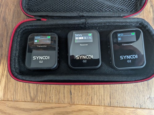 Synco wireless mic 2tx - mic, 1rx