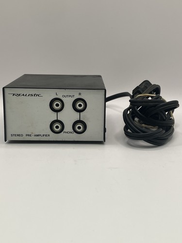 Vintage realistic phono - realistic, preamp