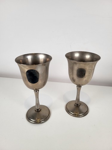 Pair vintage goblets - pair,