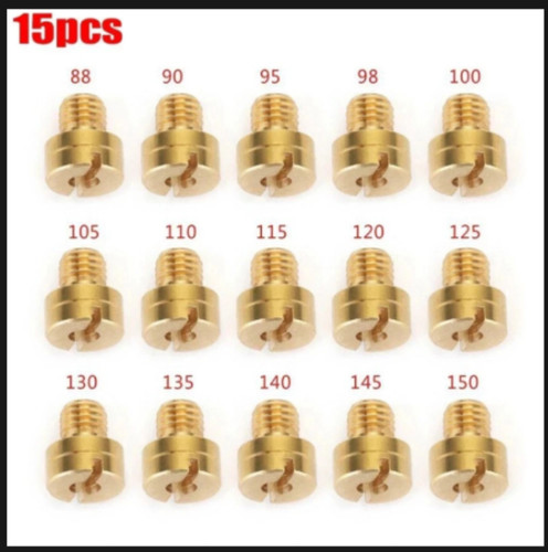 Carb main jets kit - 15, x