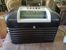 VINTAGE BUSH BAKELITE VALVE RADIO TYPE D.A.C 10