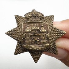 Genuine East Surrey Regiment Collar Badge