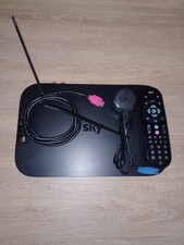 Sky Q  ES340D8 TV Box  with remote Power Cable & HDMI  - Tested Working