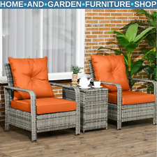 3 Pcs Patio Rattan Garden