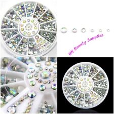 Diamante Rhinestone Gems Crystal 3D Nail Art Decoration 300 Pieces - UK Seller 