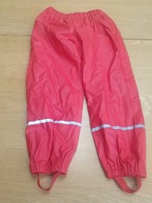 Lupilu Red Waterproof Trousers Age 6-8 Years