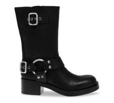 Steve Madden En Route Boots Women’s Black Size UK 6 (RefD9)