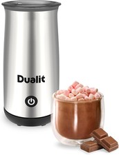 Dualit Hot Chocolate Maker & Milk Frother - Cordless Jug - Chrome NEW