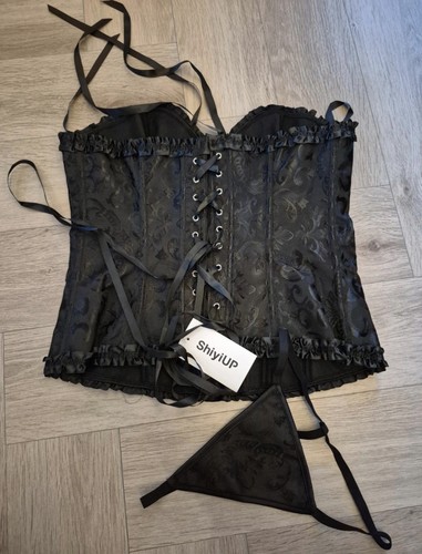 Sexy lingerie set - set, black