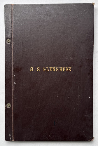 Steam ship log book journal - ship,
