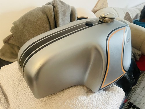 Norton race tank fiberglass - race,