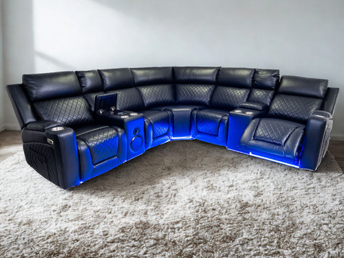 Electric recliner corner - corner, sofa