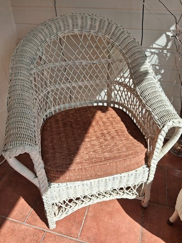 Vintage wicker chair - vintage,