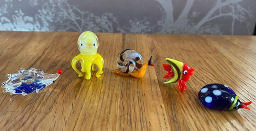 Murano glass animal figures - murano,