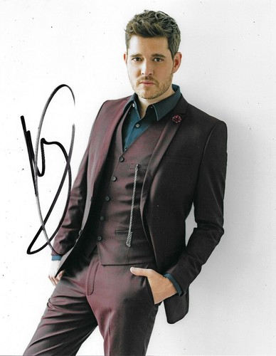 Michael buble signed 10x8 - michael,