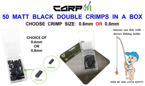 Carp matt black double - 50,