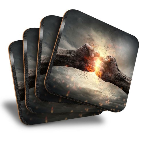 Set square coasters - set, of
