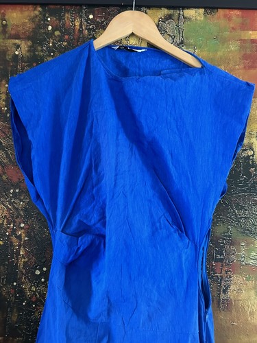 Zara midi linen dress - linen,