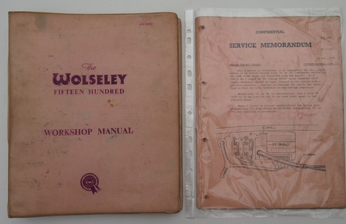 Wolseley 1500 and riley - wolseley,